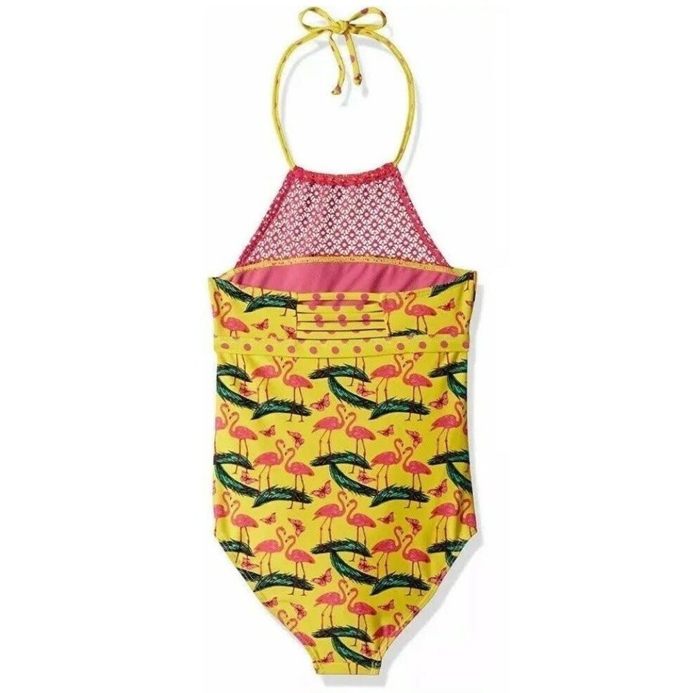 VIGOSS Girls Flamingo Besties 1Piece Bathing Suit - Picture 2 of 6
